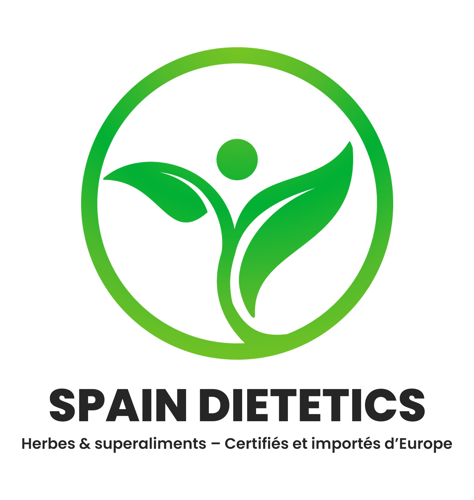 513941739_3943116712671196_1616422329296998593_n - Agence 47 Green circular logo featuring a stylized plant figure and the text 'SPAIN DIETETICS' below.
